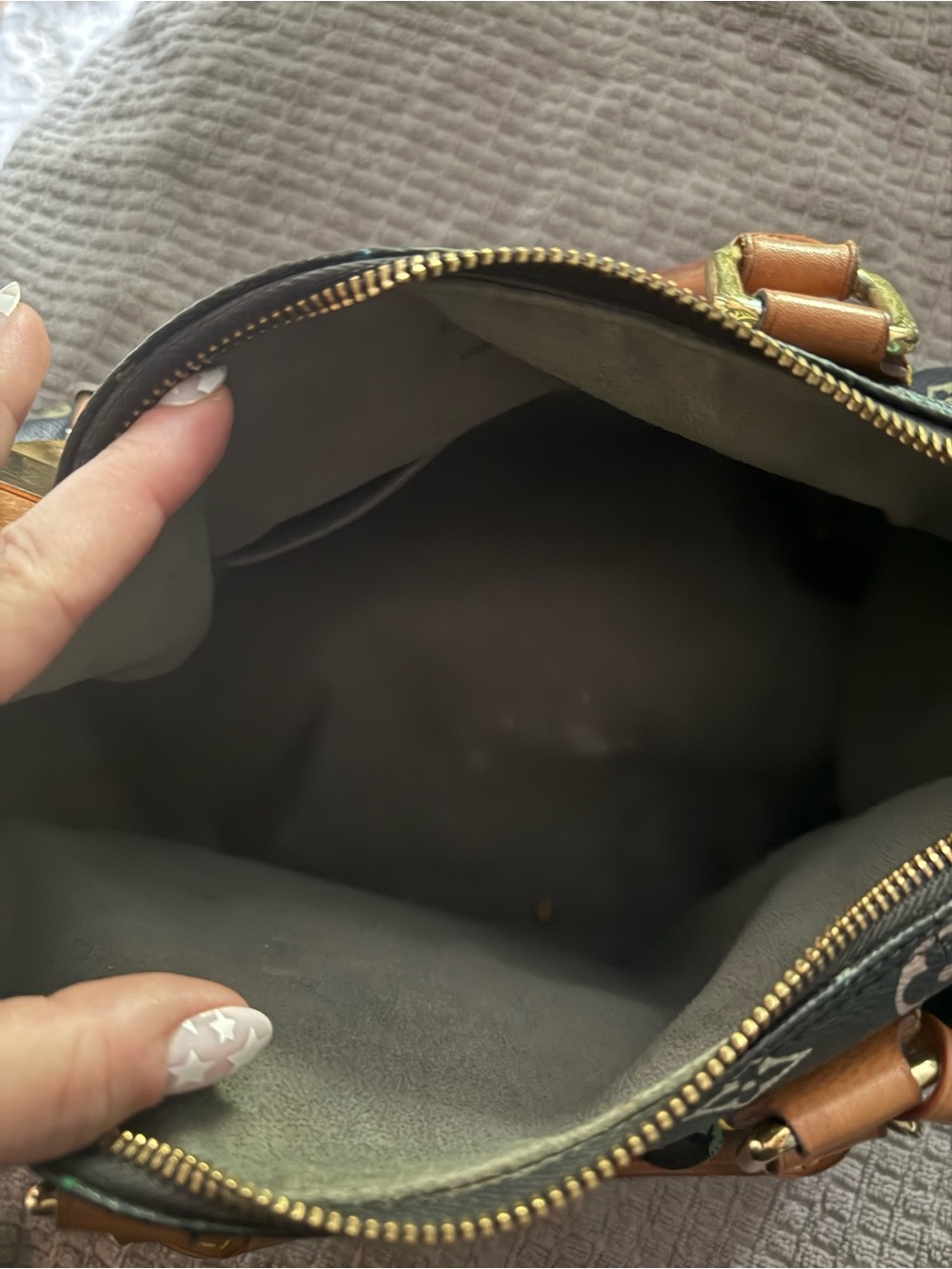 Authentic Louis Vuitton Murakami Black Multicolor Monogram Speedy 30 with tag - Picture 9 of 10